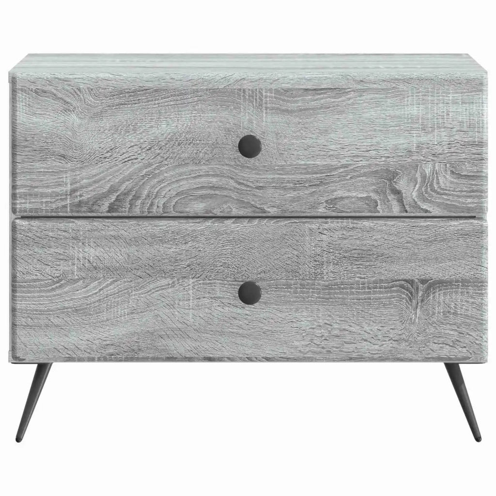 Armadio da Notte Grigio Sonoma 62 x 34,5 x 47,5 cm 895471