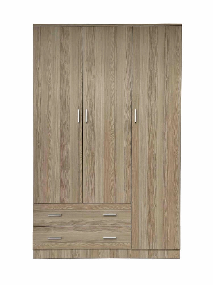KIT ARMADIO SPACE 3 ANTE + 2 CASSETTI CM. 120X52X190H