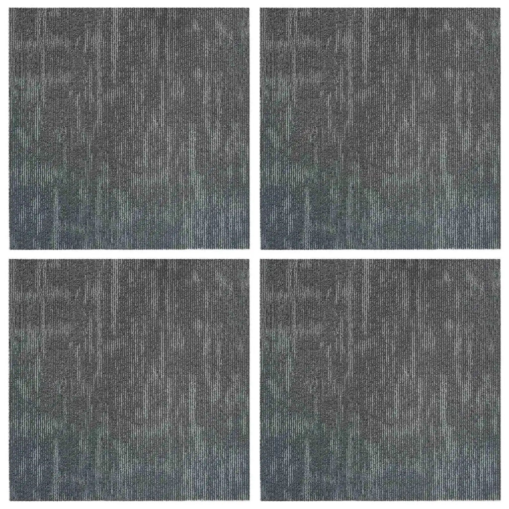 Piastrella per Tappeto Grigio Cemento 50 x 50 cm 4 pcs