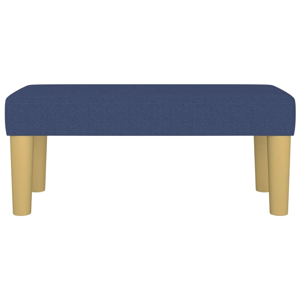 Panca Blu 70x30x30 cm in Tessuto CFW5461211