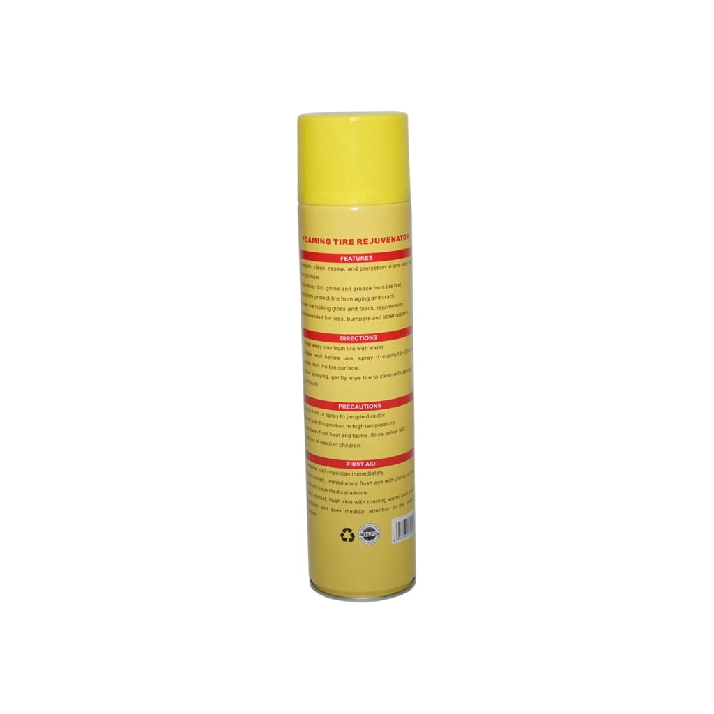 Spray con schiuma attiva per la pulizia di pneumatici e gomma 650ml