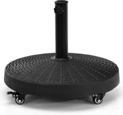 Base per Ombrellone in Resina da 46 cm, Base per Ombrellone Rotondo da 10 kg per Esterni, per Giardino, Spiaggia Piscina (Bronzo (modello5))
