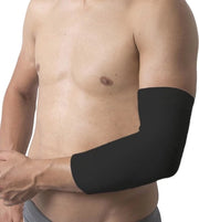 Benda di protezione termica per contusioni e epicondilite - Protezione confortevole e termica unisex (Nero, Misura 27-32 cm)