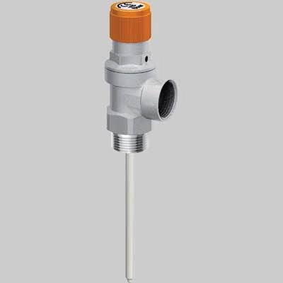 VALVOLA DI SICUREZZA COMBINATA PER IMPIANTI SOLARI  6 BAR 1/2x1/2     FAR