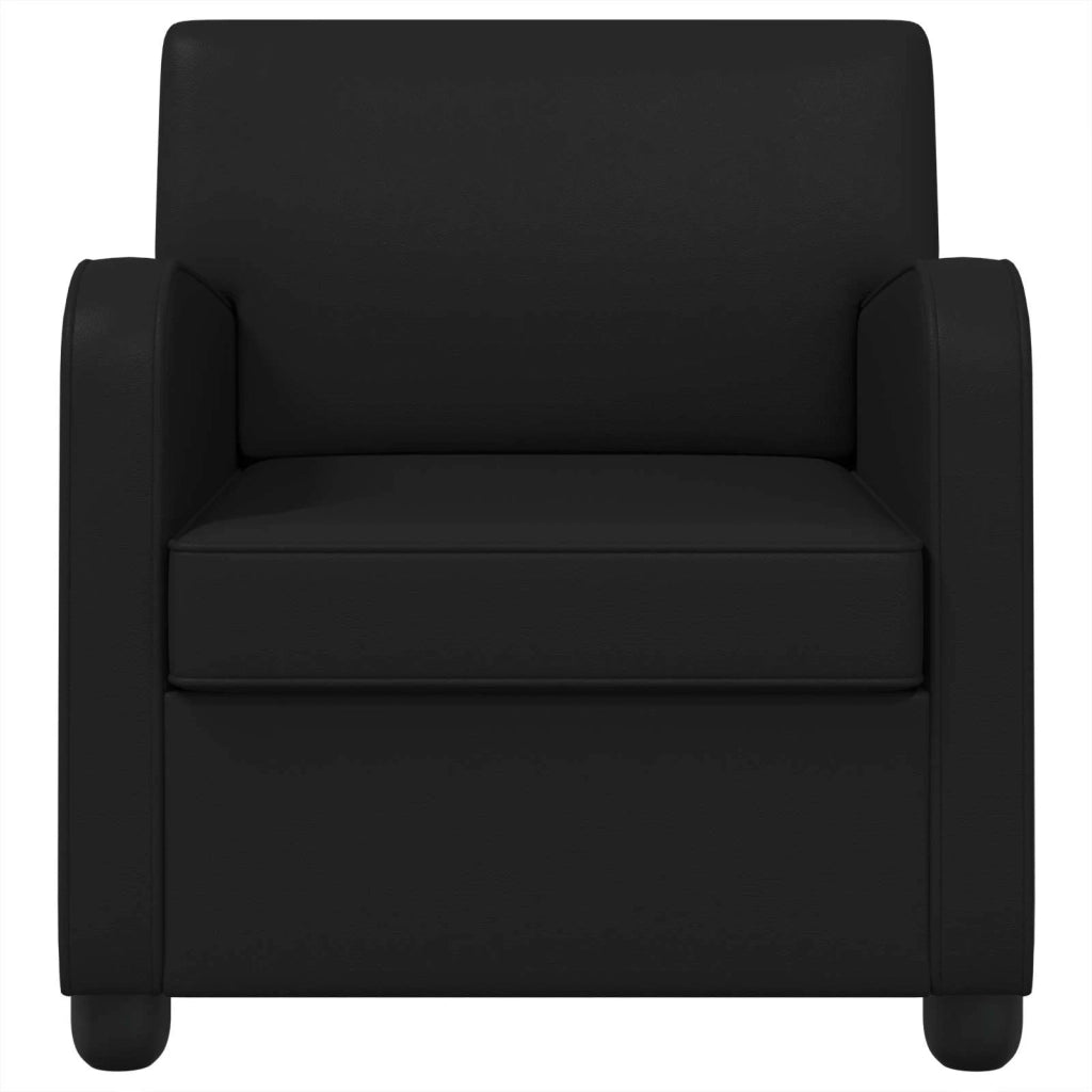 Poltrona Nero Lucido Similpelle 42043435