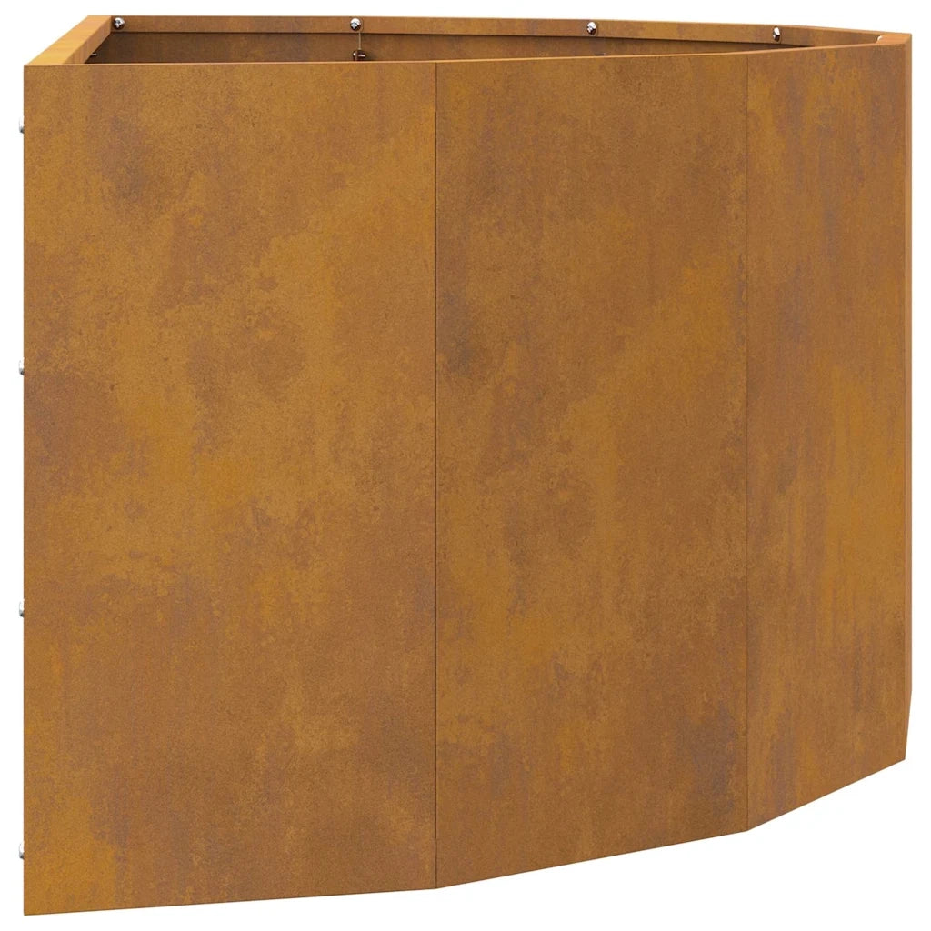 Fioriera Ruggine-Vaso-Contenitore per Piante 90 x 45 x 35 cm