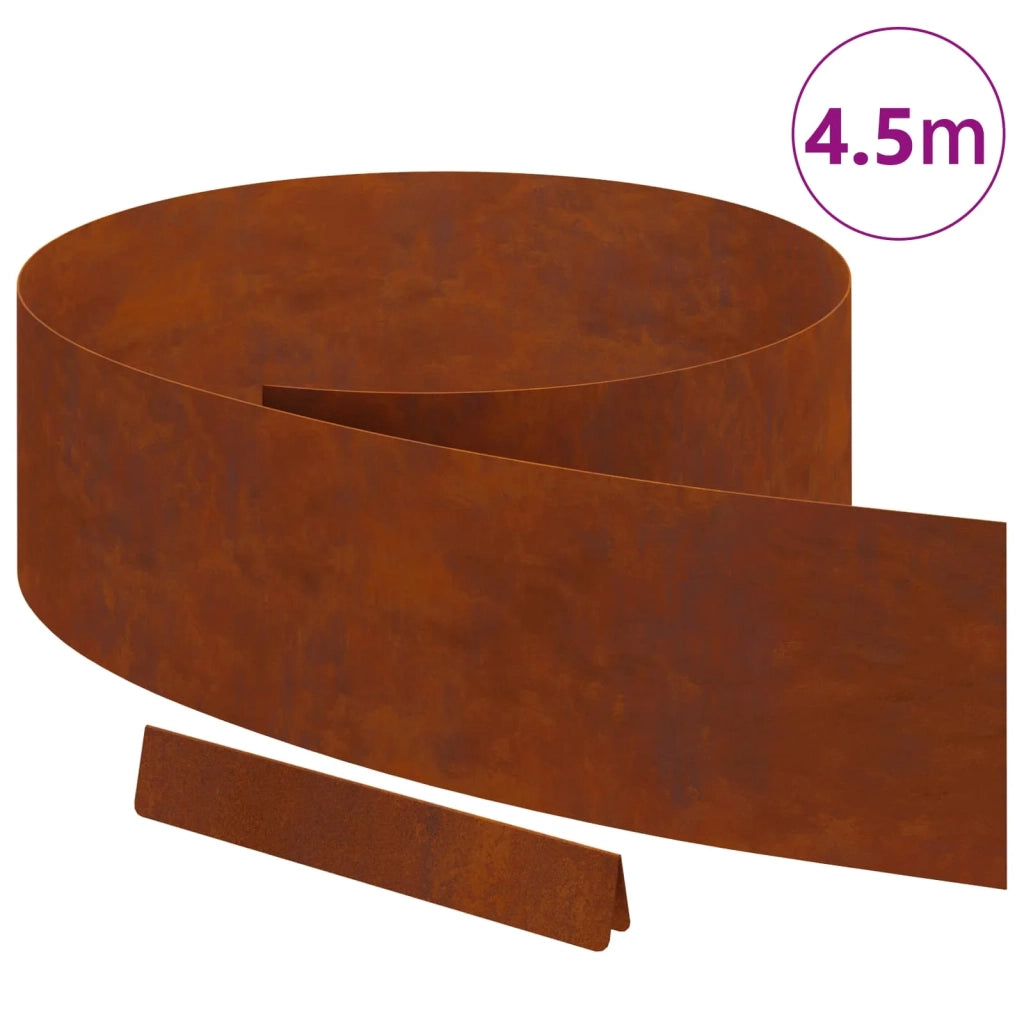 Bordura per Prato Ruggine 450 x 0,05 x 20 cm 868032