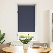 Tenda a Rullo Oscurante-Tenda da sole a rullo 44,4x100 cm Larghezza tessuto 40 cm Blu marino