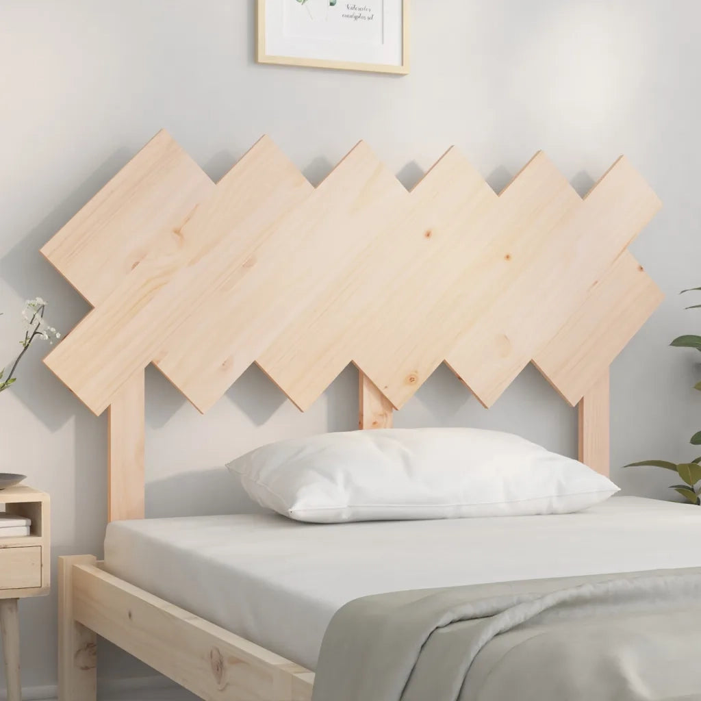 Testiera per Letto 122,5x3x80,5 cm in Legno Massello di Pino 819210