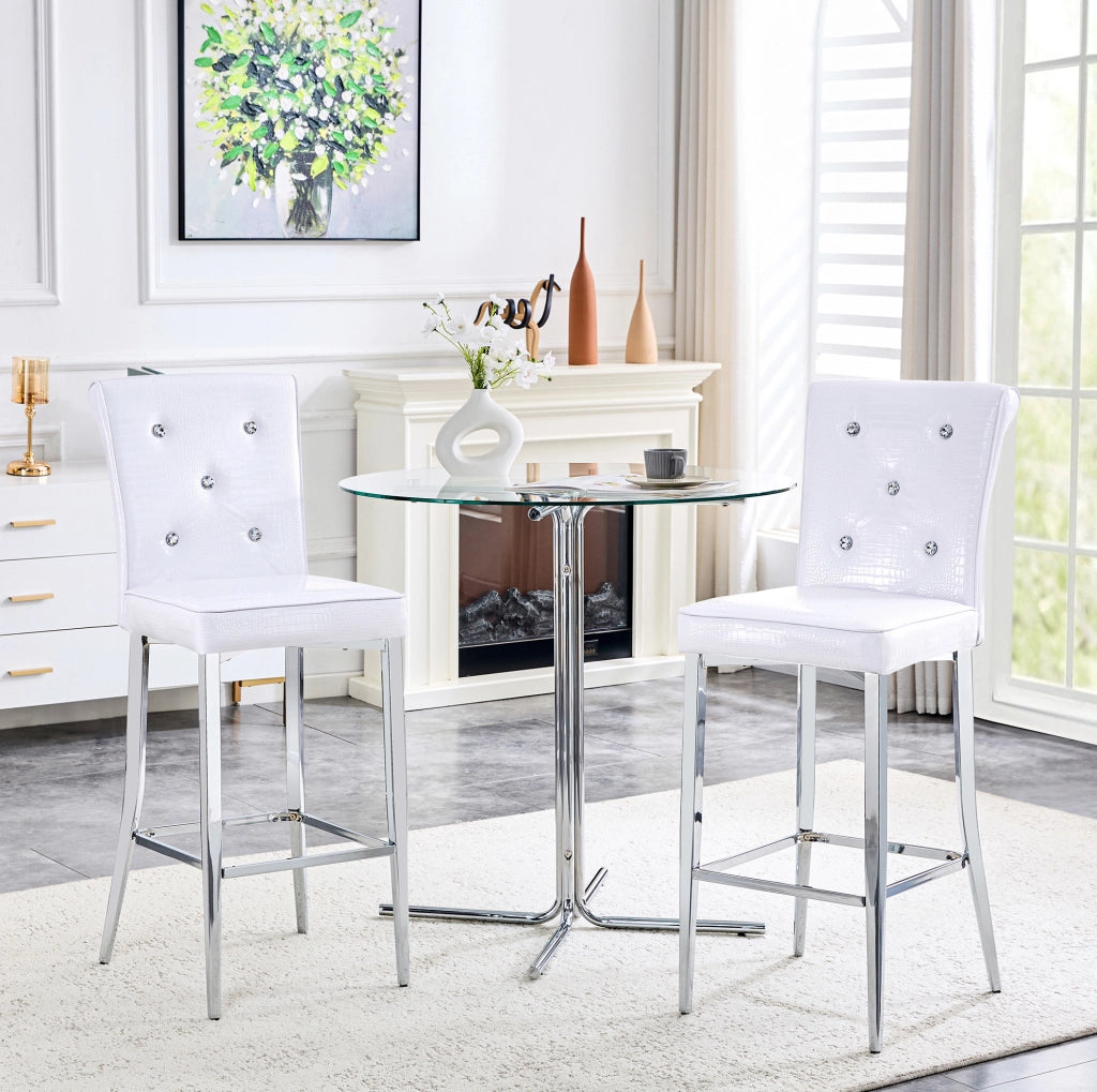 SGABELLO DA BAR Set da 2 pezzi in PVC