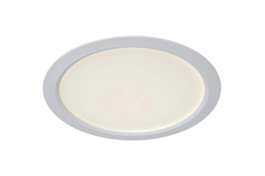 Plafoniera LED Lucide Tendo 18W 3000K bianca 22cm