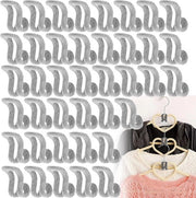 Mini Supporti Antiscivolo per Abbigliamento - Spazievolutivo - 40 Pezzi - Grigio