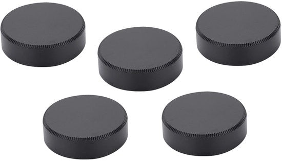 Capocannoni 5x - Stoffa impermeabile - Adatto per obiettivi C-mount - Diametro 25 mm - Duraturo - Leggero - Materiale - Nero - Protezione obiettivo