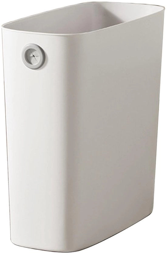 Contenitore di rifiuti spaziale - 28 x 27 x 13 cm - PP/TPR plastica - Spaziale - Per bagno/cucina - Facile da pulire - Cestino di rifiuti