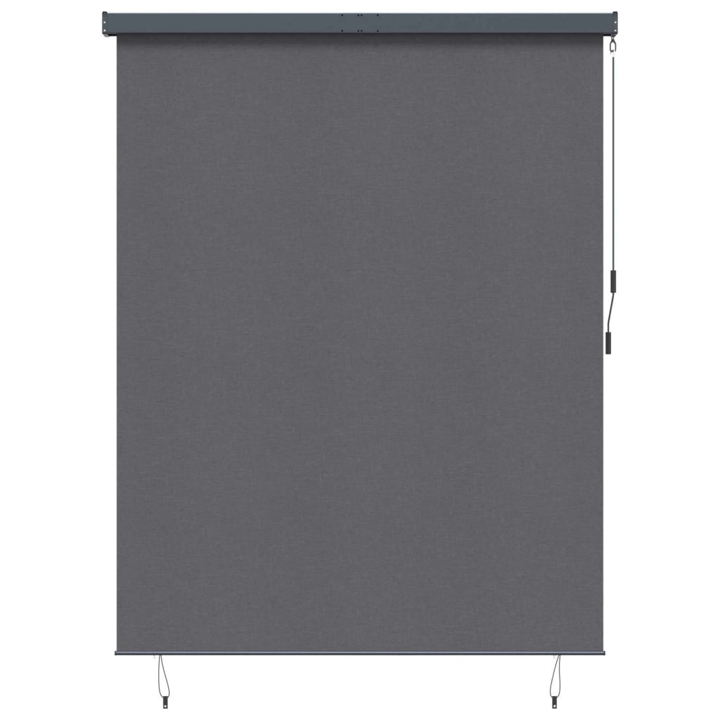 Tenda a rullo-Tenda avvolgibile Antracite 200 x 250 cm Tessuto e Alluminio
