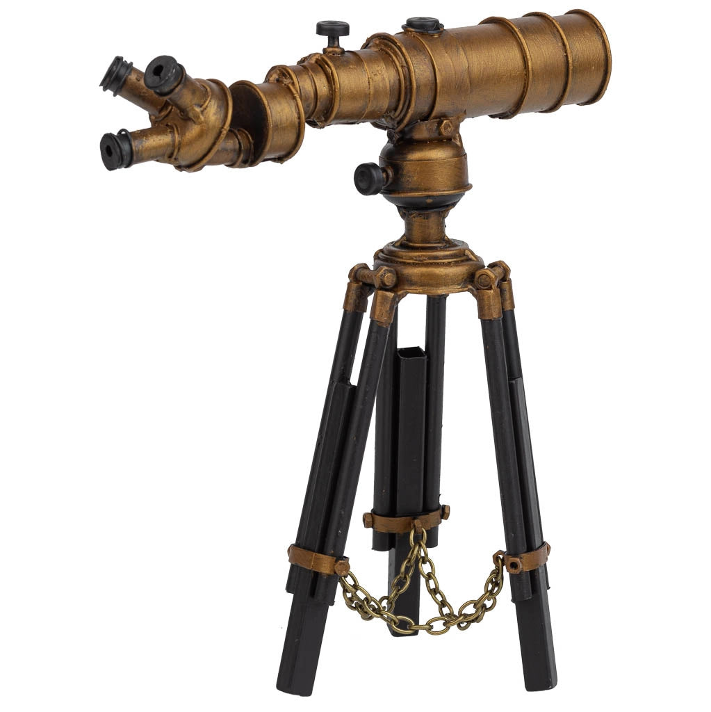 Telescopio in metallo marrone 20x11,5x23,5h