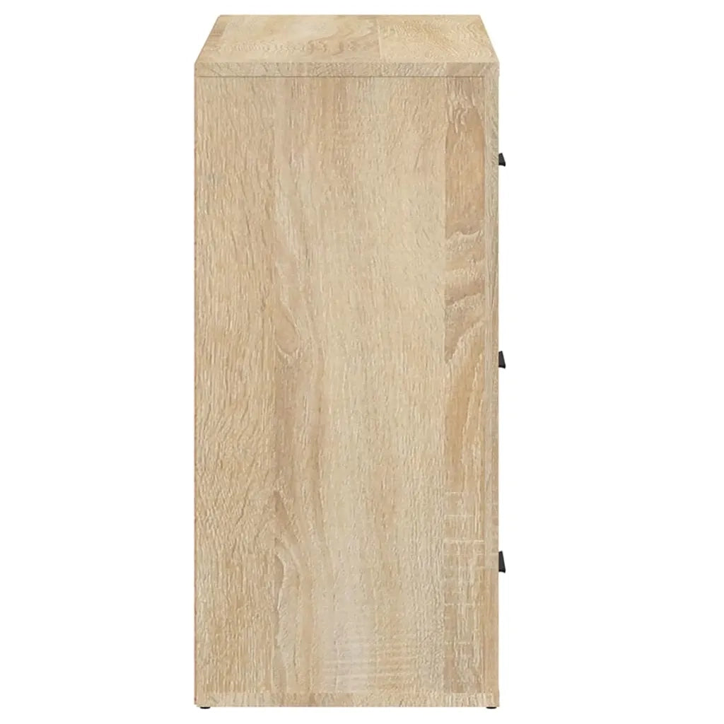 Credenza Rovere Sonoma 80x33x70 cm in Legno Multistrato 816579