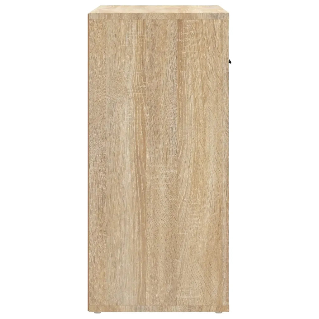 Credenza Rovere Sonoma 80x33x70 cm in Legno Multistrato 816571