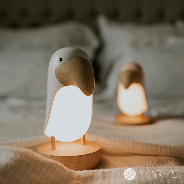 Lampada comodino Tukan bianca RGBW LED 2,7W Mary's