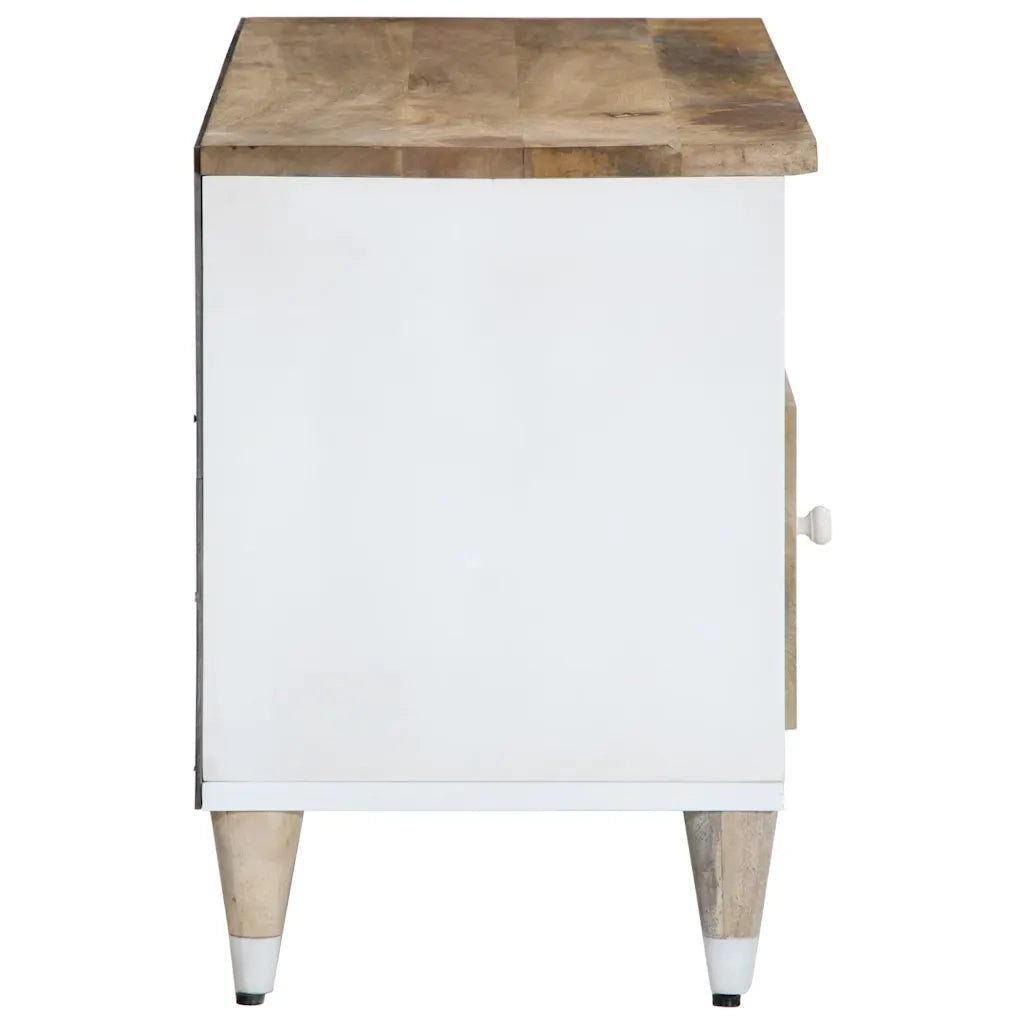 Mobile Porta TV 100x33,5x46 cm in Legno Massello di Mango 4018680