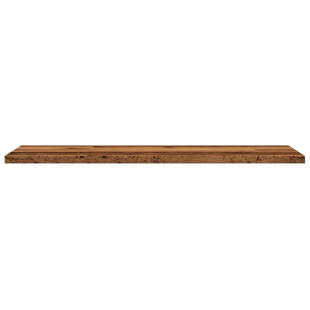 Mensole a Parete 4 pz Legno Antico 60x30x1,5 cm in Truciolato 856299