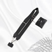 Cavo di caricamento per spalla, cintura per telefono regolabile con bracciale per polso, cinturino clip per telefono con tasca per portafoglio
