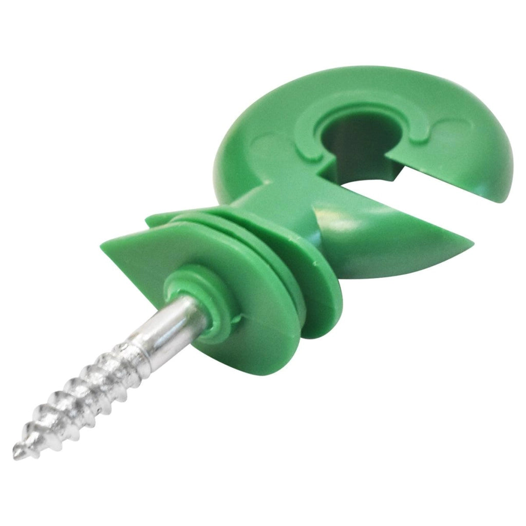 Isolatori ad Anello per RECINTO ELETTRICO Ø5.2mm 80x35mm per Pali in Legno recinzioni elettriche Mezofarm