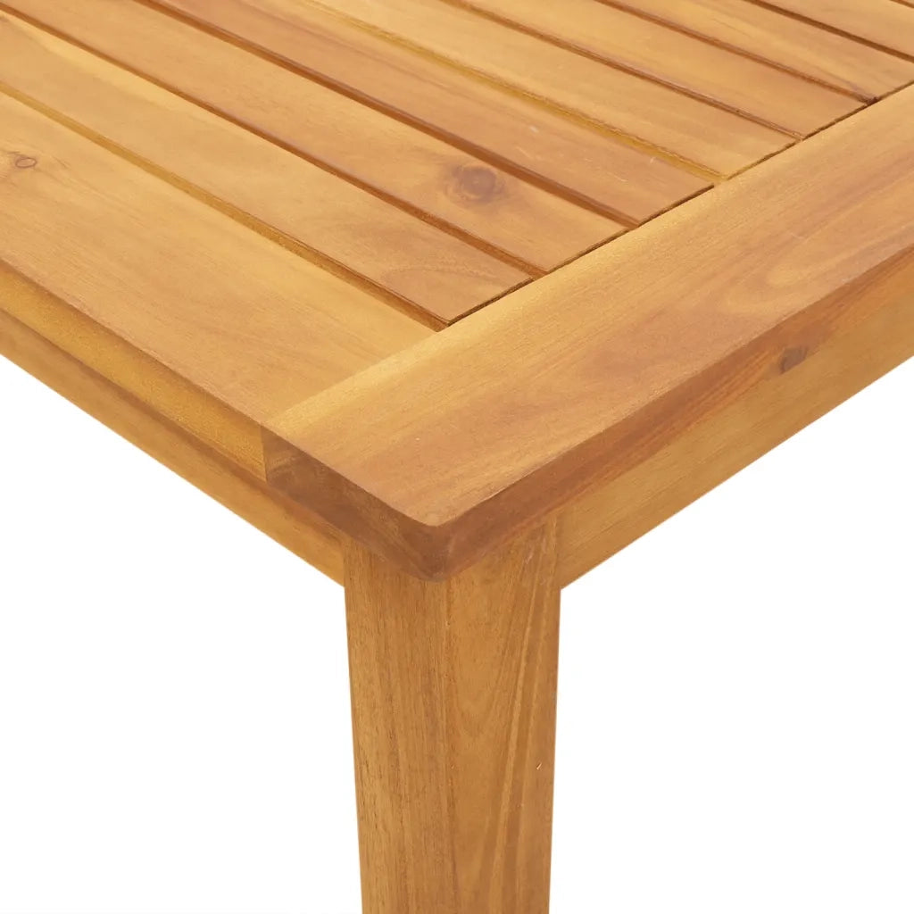 Set da Pranzo per Giardino 5 pz 140x80x74 cm in Legno Massello di Acacia