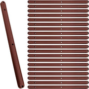 10 Paia di Guida di Carico 300mm Sostitutivi Guida di Carico in Plastica Bianca per Cucina Cassetto di Carico per Cucina e Camera da Letto in Cassetto a Profilo (Marrone)
