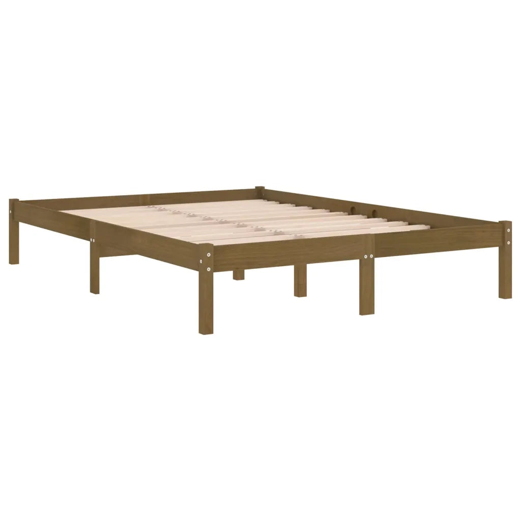 Giroletto Marrone Ambrato in Legno Massello di Pino 200x200 cm 810040