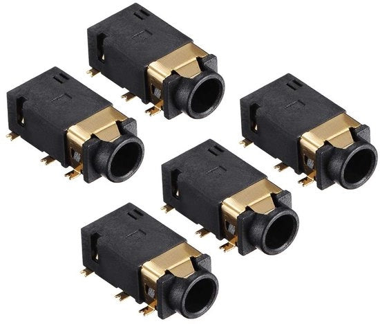 Connettori PCB per Jack femmina 3,5 mm 6 pin - Set da 5 pezzi
