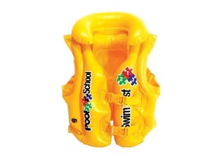 GIUBBINO GONFIABILE SCUOLA SAFETY S2 PER PISCINA  36 ANNI  cm.47x50  peso kg.0,30 (58660)    INTEX