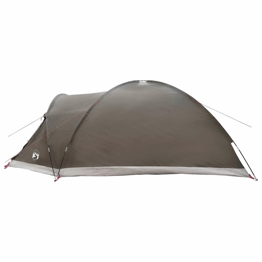Tenda Capanna Marrone grigio 8 persone Poliestere e Acciaio 42029013