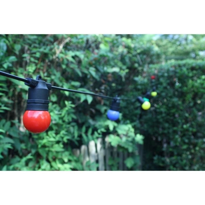 Ghirlanda - Colorado - 5 m - Lampadine colorate - Nero
