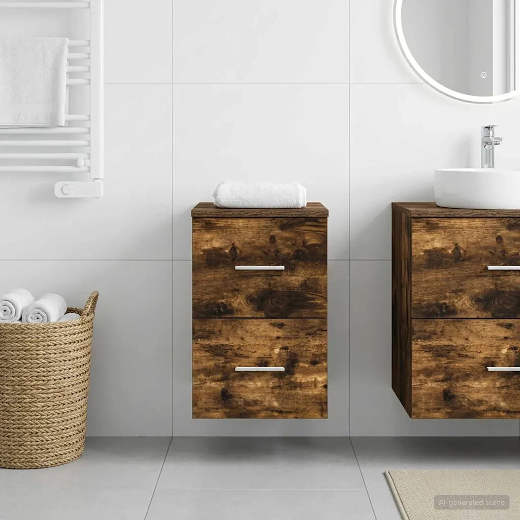Armadio Bagno In-between Rovere Fumo 30 x 35 x 50 cm 890362