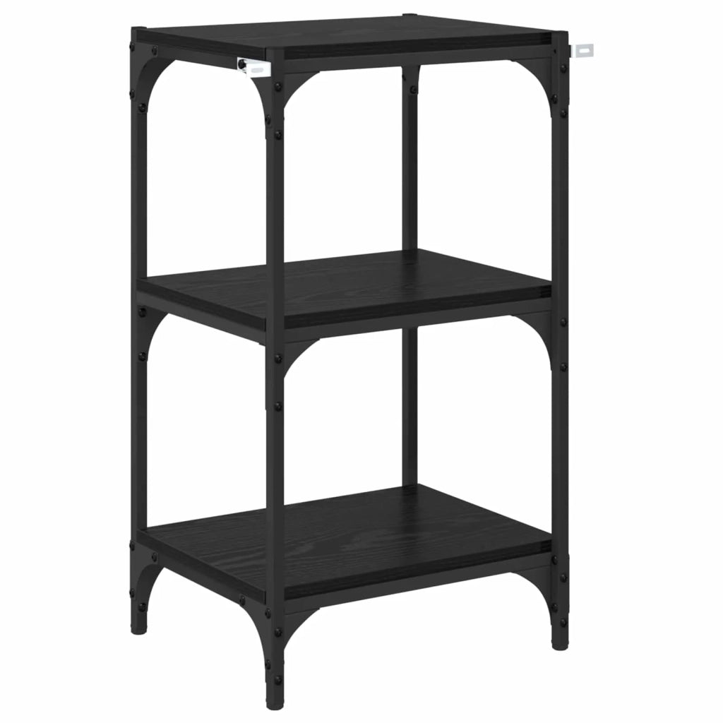 Armadio per Libri Rovere nero 40 x 33 x 70,5 cm 881104