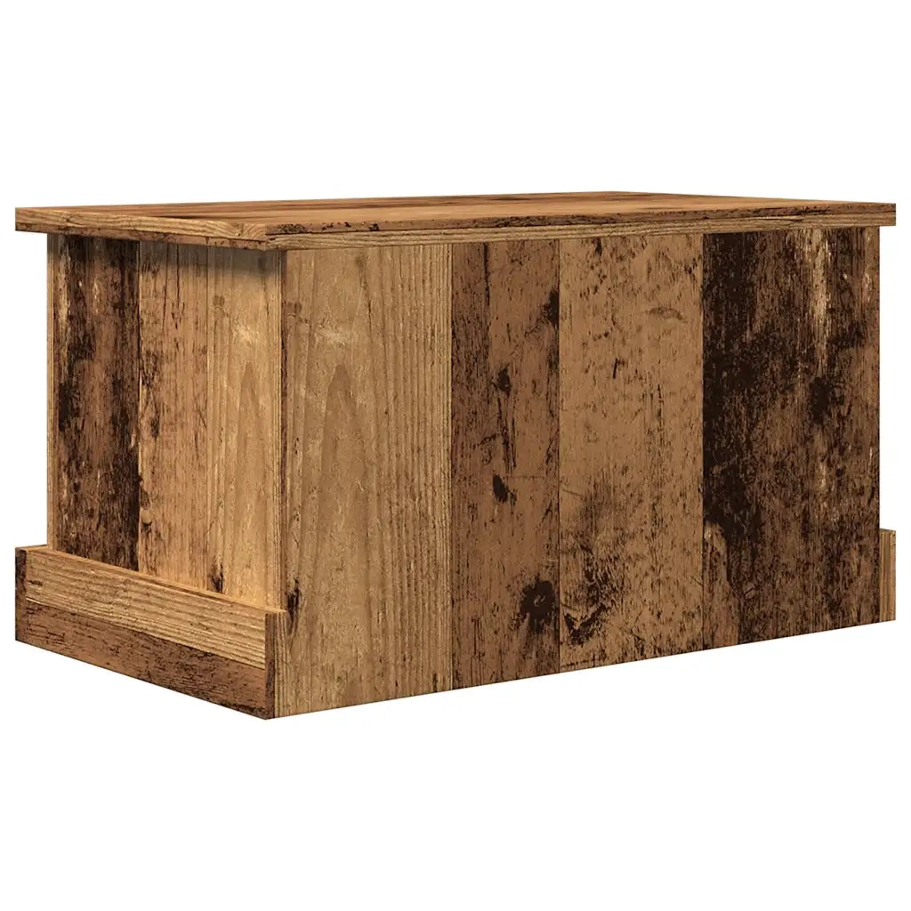 Scatola Portaoggetti Legno Antico 30x50x28 cm Legno Multistrato