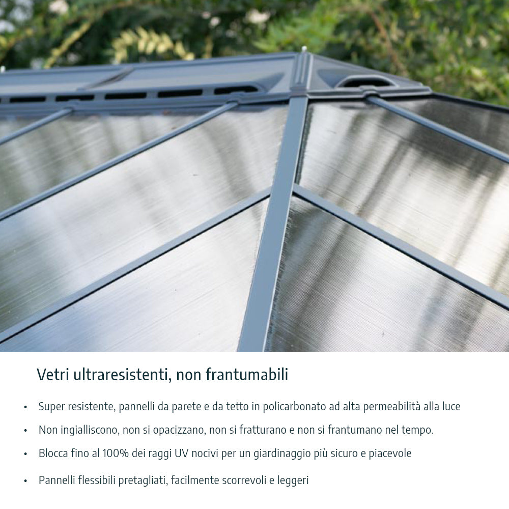 Gazebo in Alluminio Tucson 3.6X4.4 m