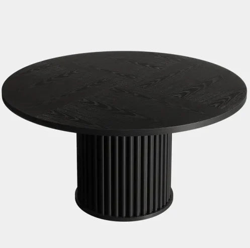 Tavolo da pranzo rotondo 120 cm; nero
