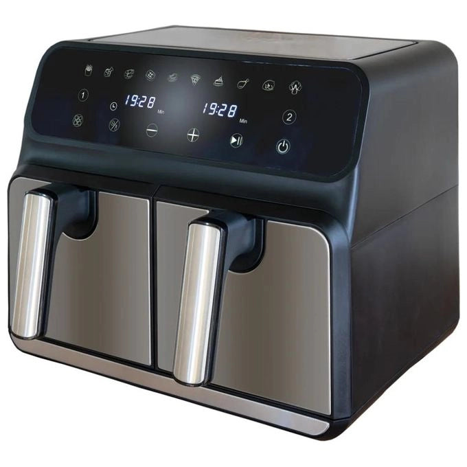 Unold 58685 friggitrice Doppia 8 L Indipendente 1700 W Friggitrice ad aria calda Nero, Grigio