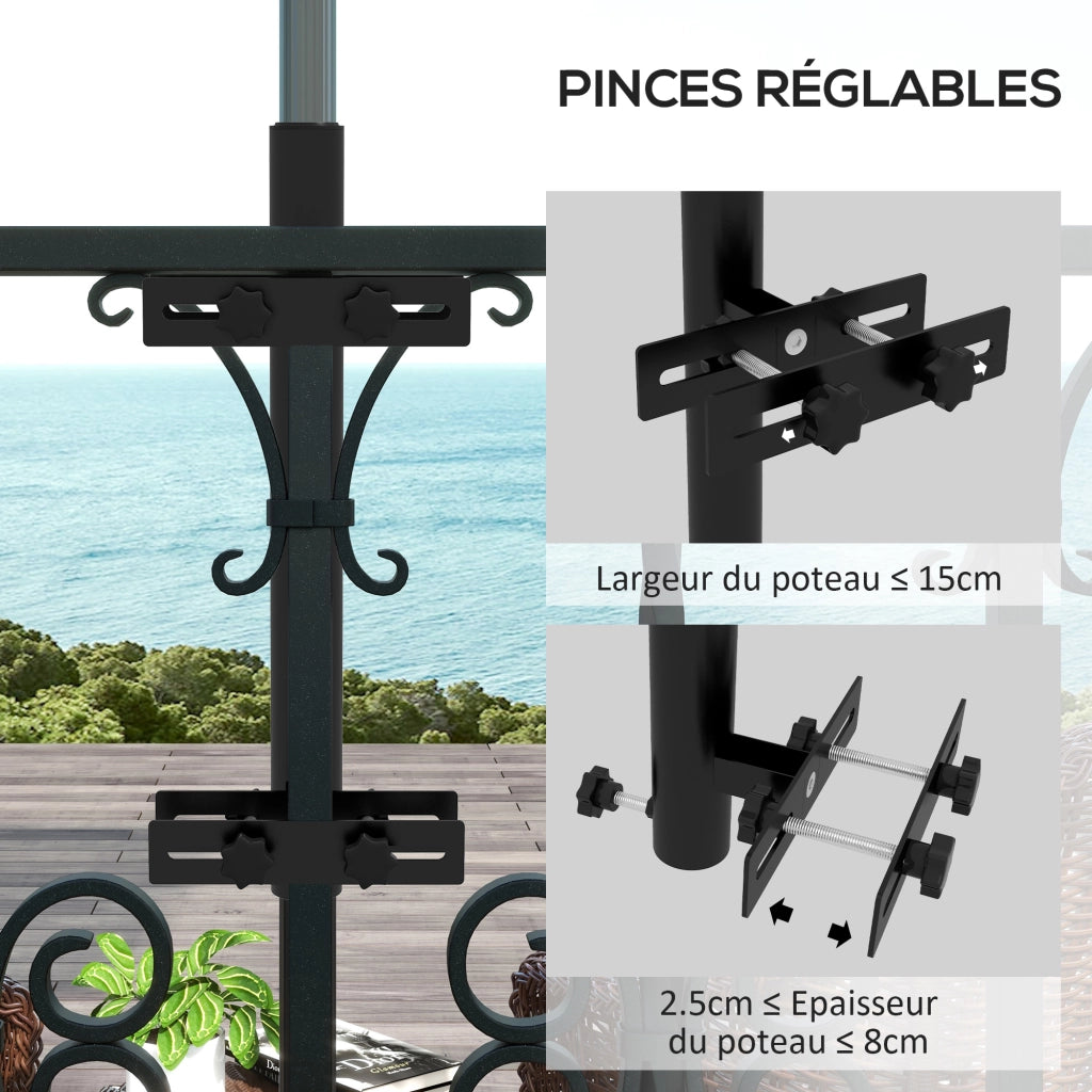 Supporto Parasol per Balcone e Balustrade ¨C Zephmum ¨C Per Mastro 48mm e 38mm
