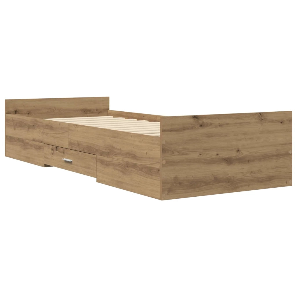 Telaio del letto con storage Rovere Artigianale 80 x 200 cm 3429508