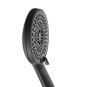 Doccetta vulcano 4 getti abs nero opaco diametro 110