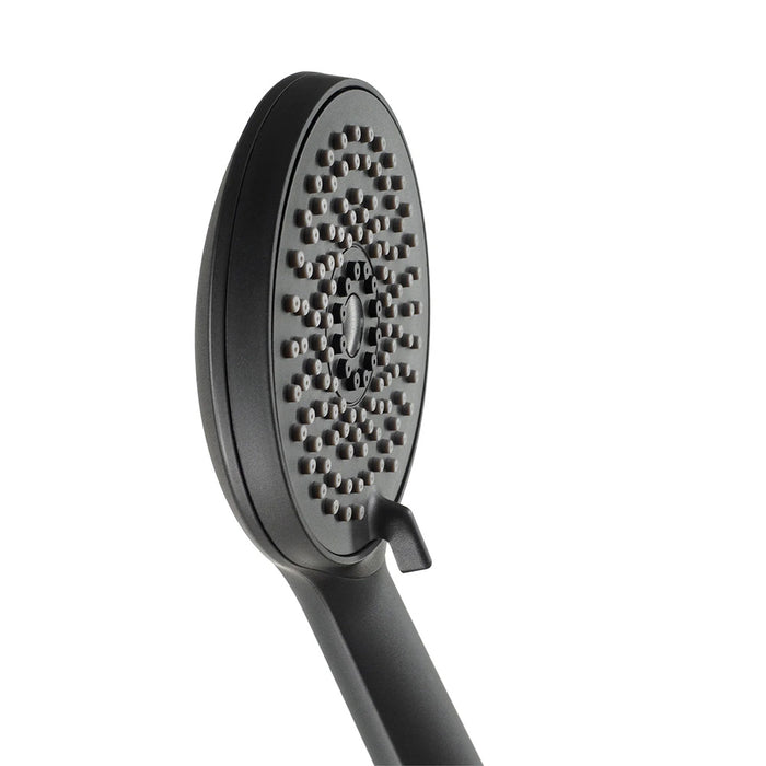 Doccetta vulcano 4 getti abs nero opaco diametro 110