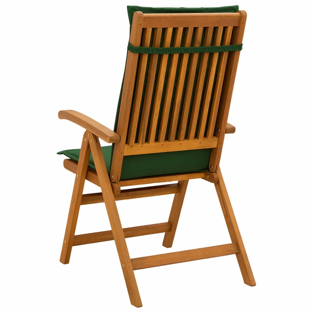Sedie da giardino reclinabili 6 pz Naturale 3434475