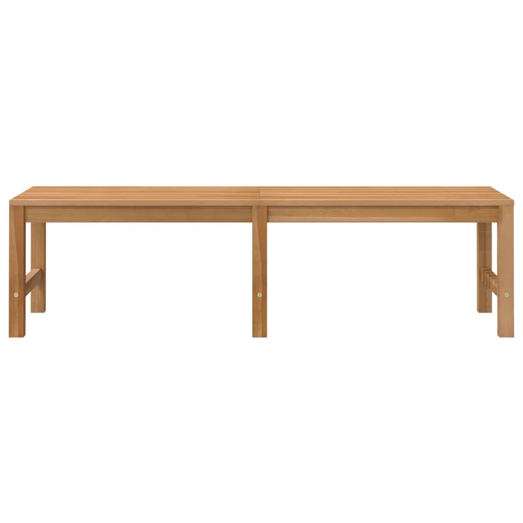 Panca da giardino mobili da esterno per patio terrazza 150 x 40 x 45 cm legno massello di teak 02_0011250
