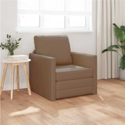 Divano letto 60cm Cappuccino Pelle Artificiale 4106634