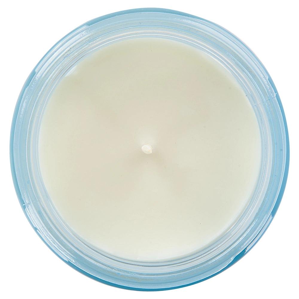 Set di 3 candele profumate multicolore 100% cera di soia stoppino di cotone vetro fragranza tè lavanda gelsomino