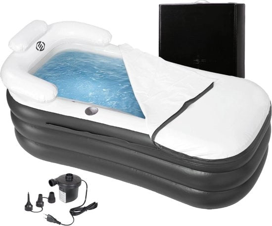 Bagno Inflato - Bagno Inflabile - Vasca Idromassaggio Inflabile - Bagno Inflabile Per Adulti - Vasca Idromassaggio Inflabile - Bagno Inflabile Ripiegabile