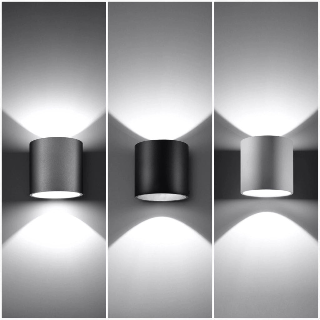 Applique RONDEO 1 luce grigio alluminio metallo G9